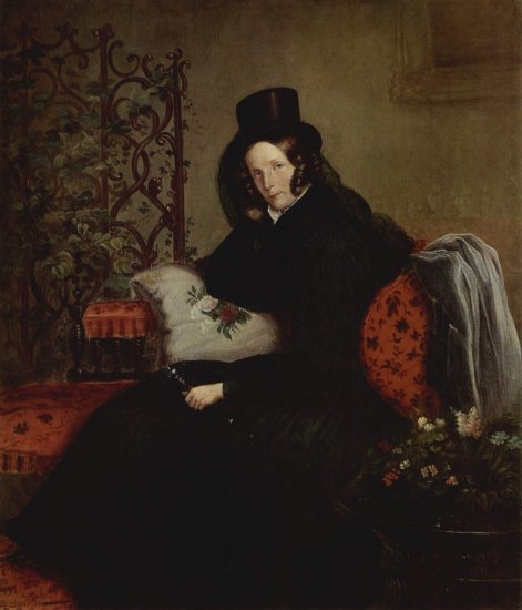  Nach einem Spazierritt (Porträt der Friederike Luise Charlotte Wilhelmine, Tochter Friedrich Wilhelm III.)

