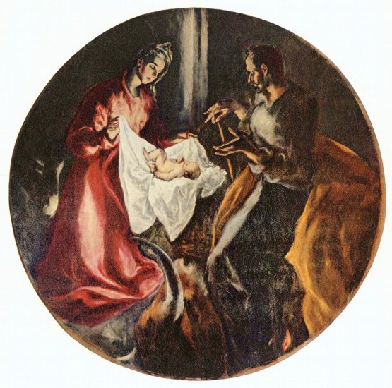 Nacimiento de Cristo, tondo