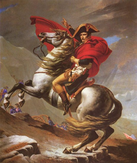 Napoleón atraviesa el paso de San Bernadino