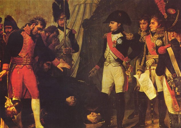  Napoleon auf dem Schlachtfeld von Preußisch-Eylau
