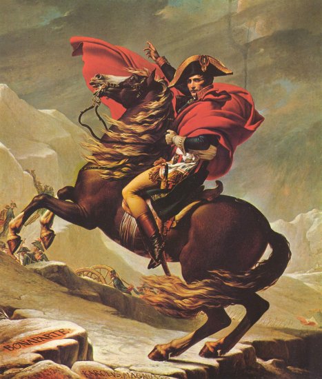 Napoleón cruza los Alpes