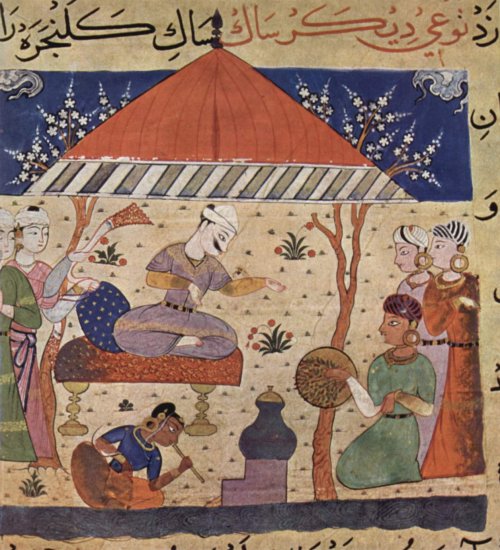  Nimat-Nâma-Manuskript, Szene