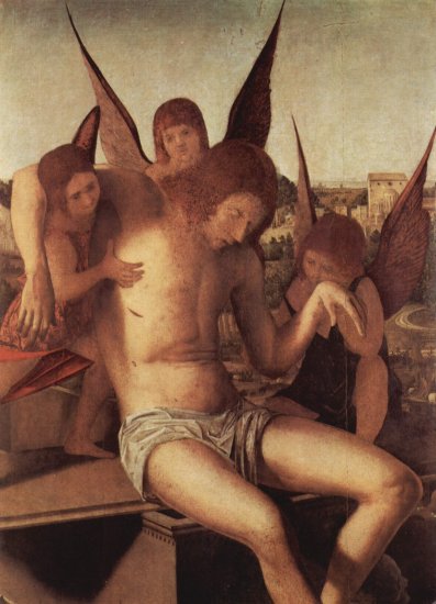  Pietà mit drei Engeln, Fragment
