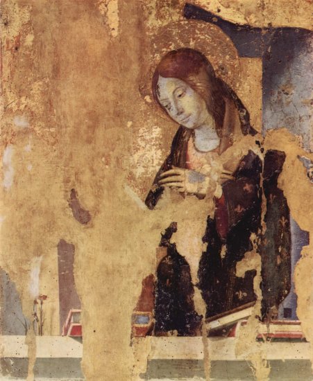  Polyptychon des Hl. Gregor, Fragment der rechten oberen Tafel, Szene
