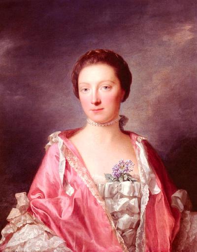 Portrait Of Elizabeth Gunning Duchess Of Argyll