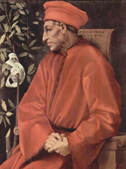  Porträt Cosimo Il Vecchio de' Medici
