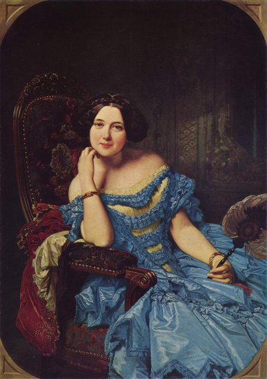  Porträt der Doña Amalie de Llano y Dotres, Condesa de Vilches
