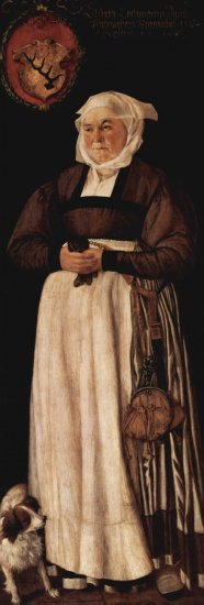  Porträt der Elsbeth Lochmann, Gattin des Zürcher Pannerherren Jacob Schwytzer
