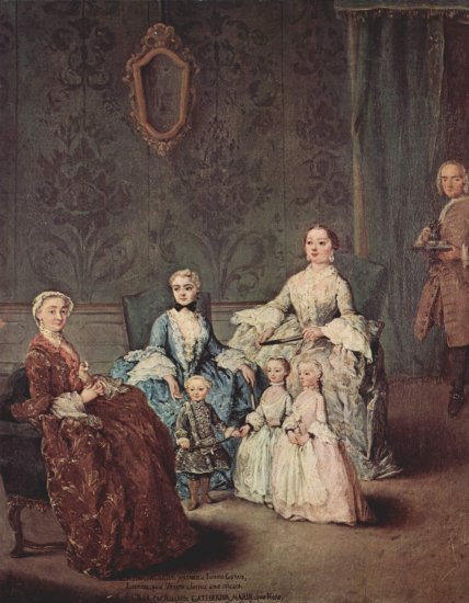  Porträt der Familie Sagredo
