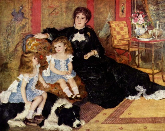  Porträt der Frau Charpentier und ihre Kinder
