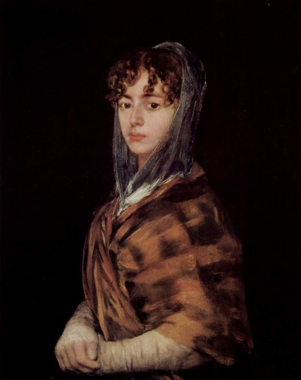  Porträt der Gattin des Juan Augustín Céan Bermúdez
