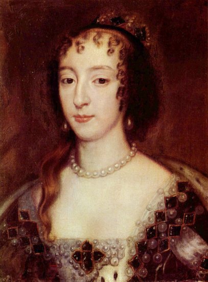  Porträt der Henriette von Frankreich, Königin von England
