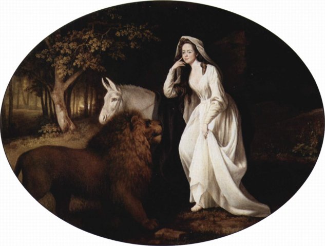  Porträt der Isabella Saltonstall als Una, Oval
