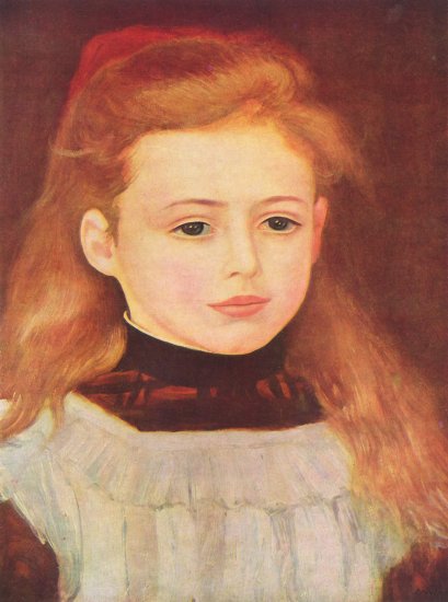  Porträt der Lucie Bérard (Kleines Mädchen mit weißer Schürze)
