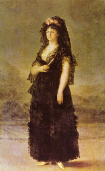  Porträt der Maria Teresa Cayetana de Silva, Herzogin von Alba
