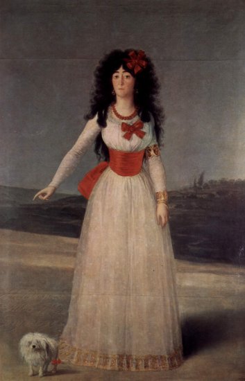  Porträt der Marquesa de Pontejos y Sandoval, Herzogin von Pontejos
