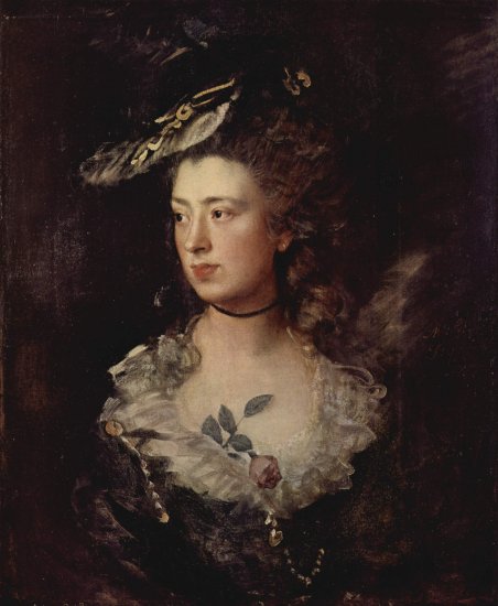  Porträt der Mary Gainsborough, Tochter des Künstlers

