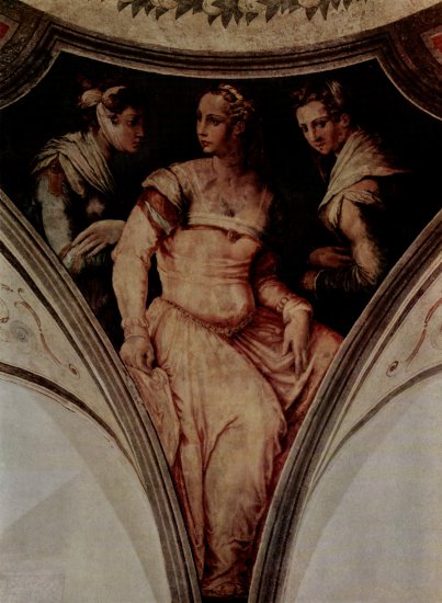  Porträt der Nicolosa Bacci und der Edeldame aus Arezzo
