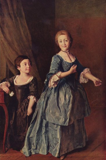 Porträt der Prinzessinnen Davydova und Rzevskaja
