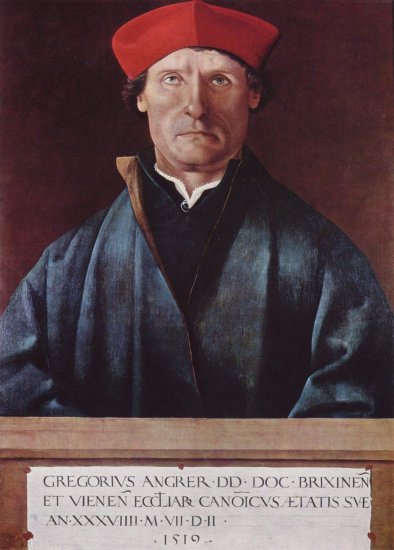  Porträt des Brixener Domherrn Gregor Angrer
