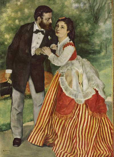  Porträt des Ehepaares Sisley
