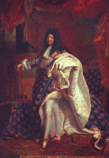  Porträt des französischen Königs Ludwig XIV.
