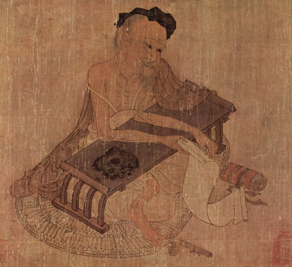  Porträt des Gelehrten Fu Sheng
