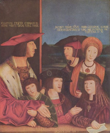  Porträt des Kaisers Maximilian und seiner Familie
