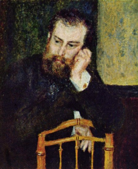  Porträt des Malers Alfred Sisley
