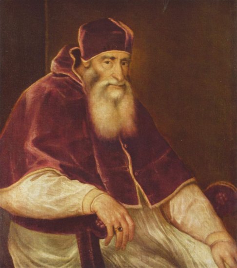  Porträt des Papst Paul III. Farnese
