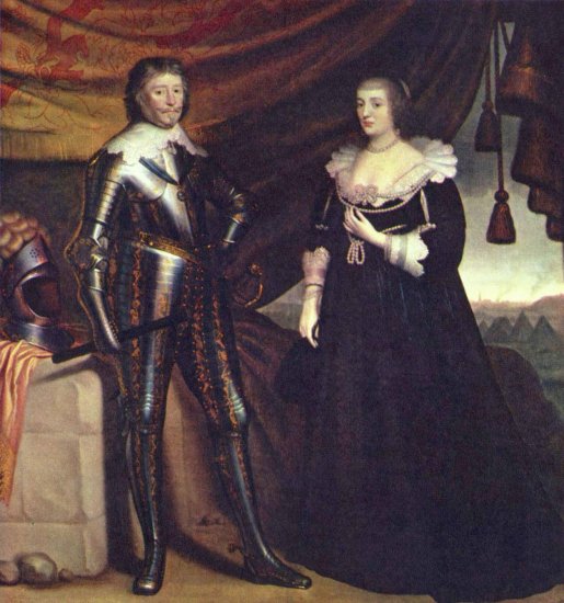  Porträt des Prinzen Frederik Hendrik und der Amalie von Solms
