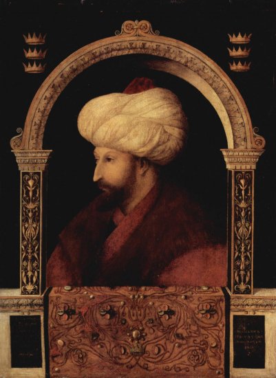  Porträt des Sultans Mehmed II. Fatih, »Der Eroberer«
