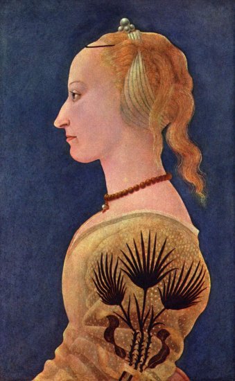  Porträt einer Dame in Gelb
