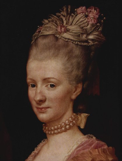  Porträt einer Frau, Detail
