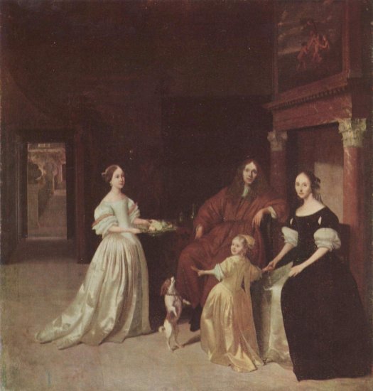  Porträt einer holändischen Familie
