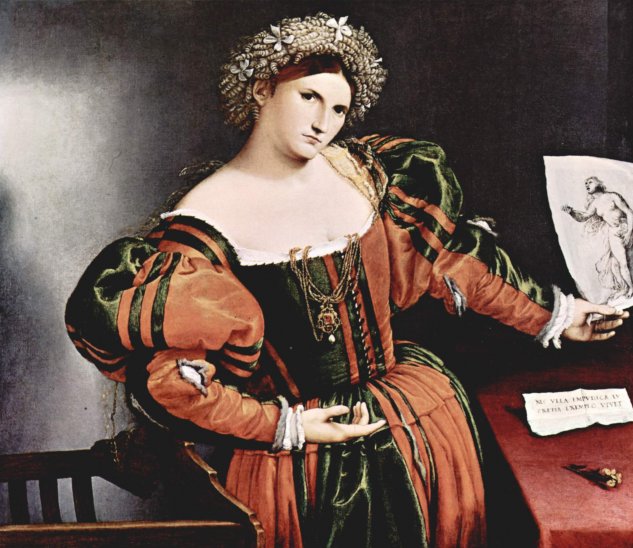 Porträt einer Venezianerin als Lucrezia
