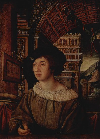  Porträt eines jungen Mannes, Detail