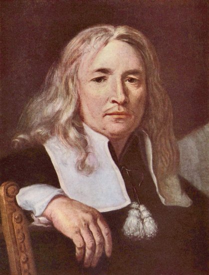  Porträt eines Mannes mit langem, blondem Haar
