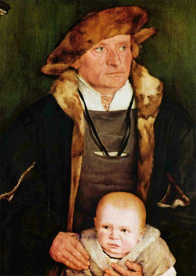  Porträt eines Mannes mit Sohn
