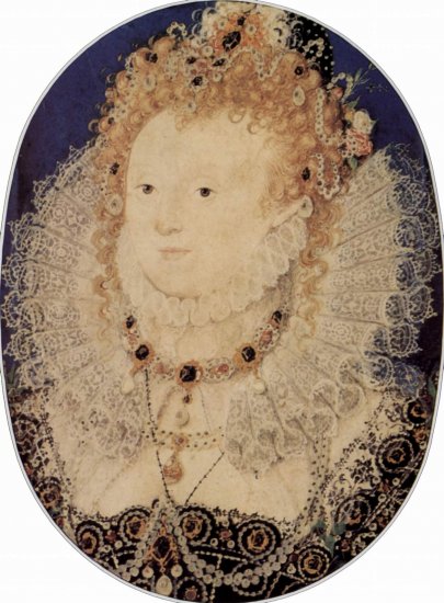  Porträt Elisabeth, Königin von Böhmen, Oval
