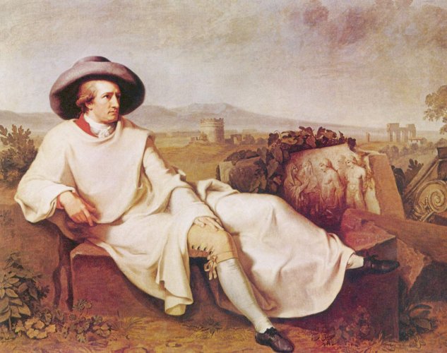  Porträt Goethes in der Campagna
