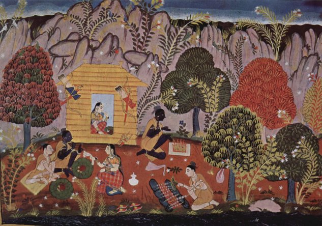  Râmâyana-Manuskript, Szene