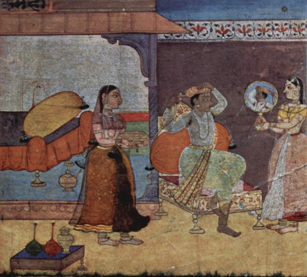  Rasikapriyâ-Manuskript, Szene