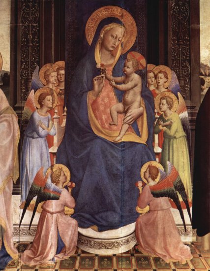 Retablo de altar de San Domenico en Fiesole, escena