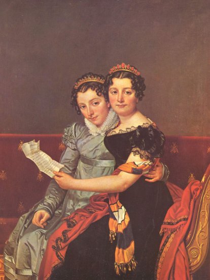 Retrato de las hijas de José I de España