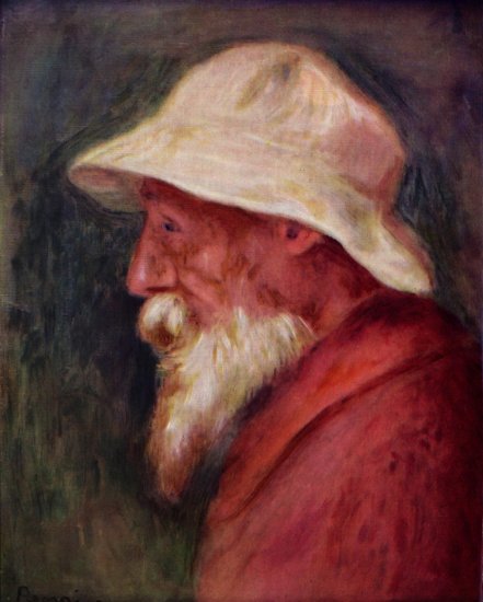  Selbstporträt mit weißem Hut
