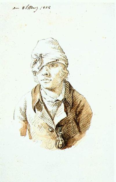 Self Portrait With Cap And Sighting Eye Shield