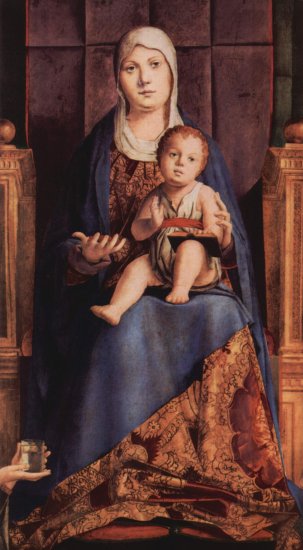  Thronende Madonna, Fragment der Pala di San Cassiano, Venedig
