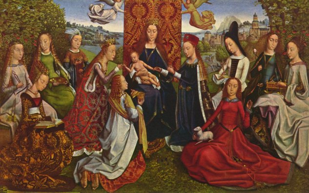  Thronende Madonna mit Hl. Maria Magdalena und den Jungfrauen
