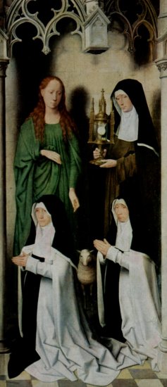  Triptychon der Mystischen Hochzeit der Hl. Katharina von Alexandrien, rechter Außenflügel